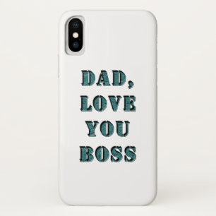 DAD, LOVE YOU BOSS 1 Case-Mate iPhone CASE