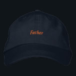 Dad Lovely Hat Cute looking Father<br><div class="desc">Celebrate Father's Day with our embroidered “DAD” Dad Hat, a stylish and comfortable choice for any father figure. Navy Colour with gold colour text trucker father name hat or cap. Being a dad isn't just a role, it's an identity, an honour, a journey. Our DAD leather patch trucker hat is...</div>