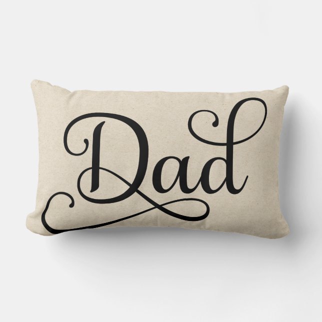 Dad Lumbar Pillow (Front)