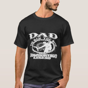 Dad Man Myth Bowhunting Legend Archery Hunt Father T-Shirt