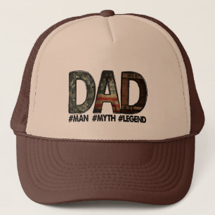   Dad Man Myth Legend  Father's Day Trucker Hat