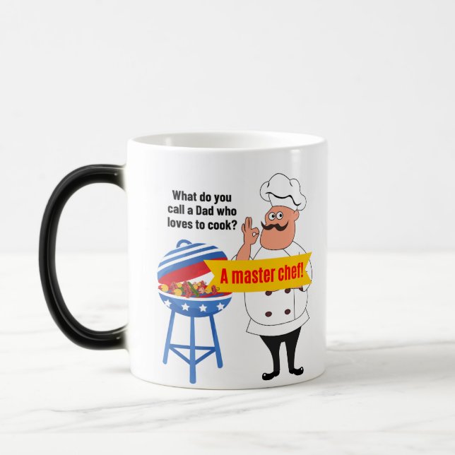 DAD MASTER CHEF MAGIC MUG (Left)