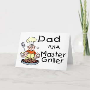 Dad Master Griller Card
