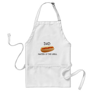 Dad Master of the Grill - Hot Dog Standard Apron