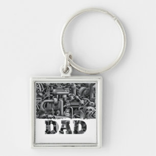 DAD Mechanic Automotive Keychain