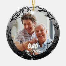 Dad Memorial Ornaments: Christmas Tree Decoration