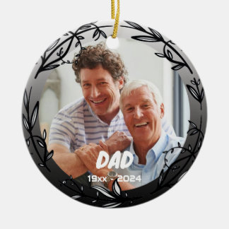 Dad Memorial Ornaments: Christmas Tree Decoration