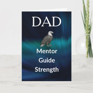 Dad Mentor Guide Card - Eagle Northern Lights
