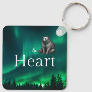 Dad Mentor Guide Strength & Heart Keychain Bear