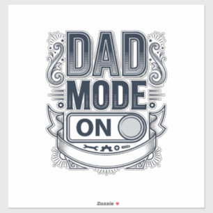 Dad Mode On Vintage Engraving Shirt Design_1