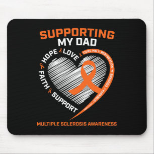 Dad Ms Dad Multiple Sclerosis Dad Ms Awareness Mouse Pad