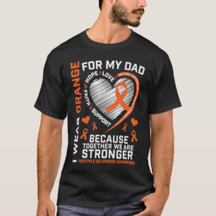 Dad MS Kids Multiple Sclerosis Dad MS Awareness T-Shirt