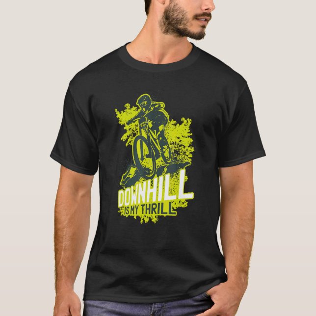 Dad MTB Bicycles Downhill Outdoor Cycling Mountain T-Shirt (Front)