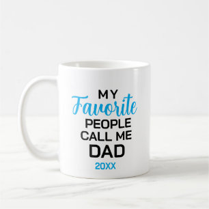 Dad Mug, Favourite People Call Me Dad Personalized Coffee Mug