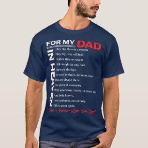 Dad My Angels T  In memory of parents In Heaven T-Shirt