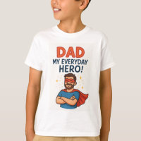 Dad My Everyday Hero – Super Dad Mug with Cartoon