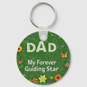 Dad: My Forever Guiding Star Keychain