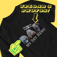 DAD My Sky Hero Typography Photo Collage Custom