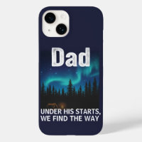 Dad Northern Lights Camping Customizable