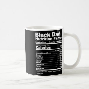 Dad Nutrition Facts  Coffee Mug
