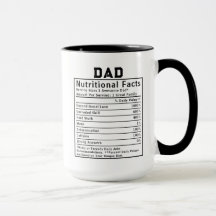 Dad Nutritional Facts fathers day gifts