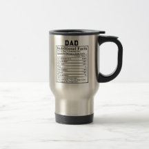 Dad Nutritional Facts fathers day gifts
