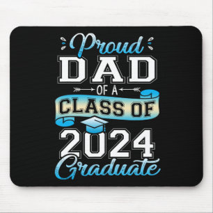 Dad Of A Cl Of 2024 Graduate Funny Senior 2024 Mouse Pad