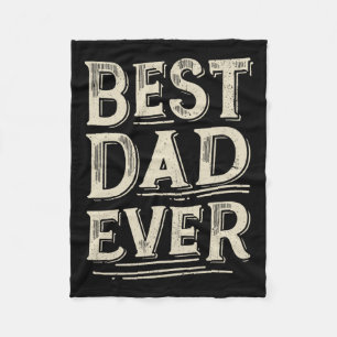 Dad Of All Time From Daughter Son Birthday Fleece Blanket