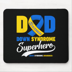 Dad of an Awesome Down Syndrome Superhero Sons Mouse Pad