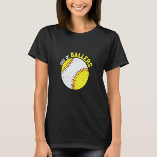 Dad Of Ballers Apparel T-Shirt