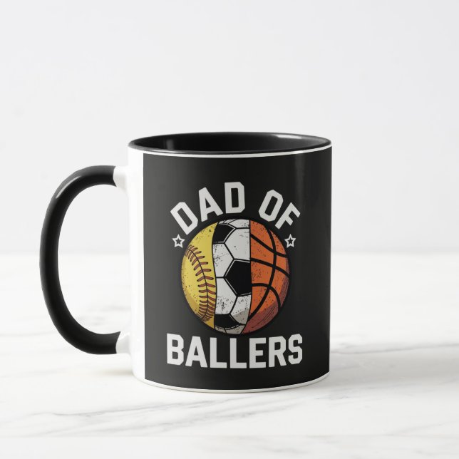 Dad Of Ballers Mug (Left)