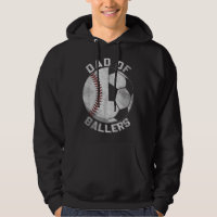 Dad Of Ballers Soccer Baseball Ball Player Coach F