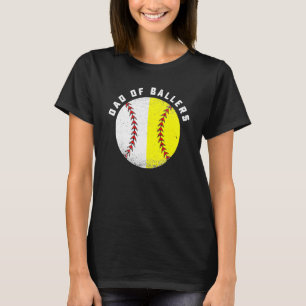 Dad Of Ballers Softball Baseball Player Dad Father T-Shirt