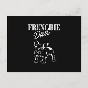 Dad Of Cute Frenchie Funny French Bulldog Lovers Holiday Postcard