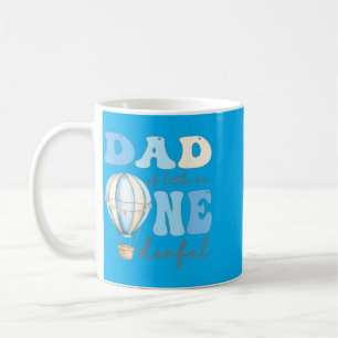Dad Of Little Mr Onederful 1st Birthday Boy Air Coffee Mug