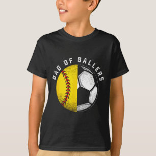 Dad Of Llers Father Son Softll Soccer Player Coach T-Shirt