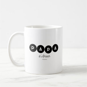 Dad of love coffee mug