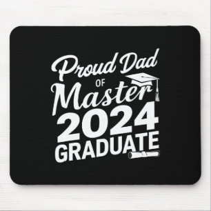 Dad Of Master 2024 Graduate Mouse Pad