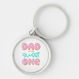 Dad of Sweet One First Birthday Matching Family Do Keychain