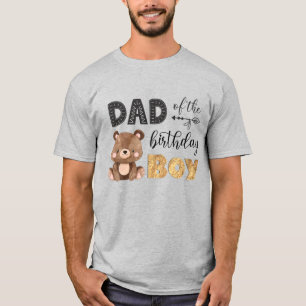 Dad of the Birthday Boy Baby Bear T-Shirt