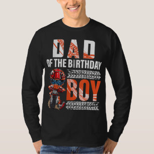 Dad of the Birthday Boy Dirt Bike B-day motocross T-Shirt