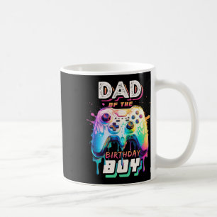 Dad Of The Birthday Boy Matching Video Game Birthd Coffee Mug