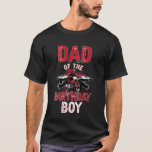 Dad Of The Birthday Boy Motocross Dirt Biker Famil T-Shirt<br><div class="desc">Dad Of The Birthday Boy Motocross Dirt Biker Family</div>