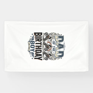 Dad of the Birthday Boy Motocross Vintage Shirt_1 Banner