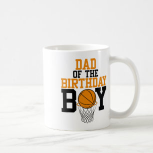 Dad Of The Birthday Boy Sketll Family Birthday Coffee Mug
