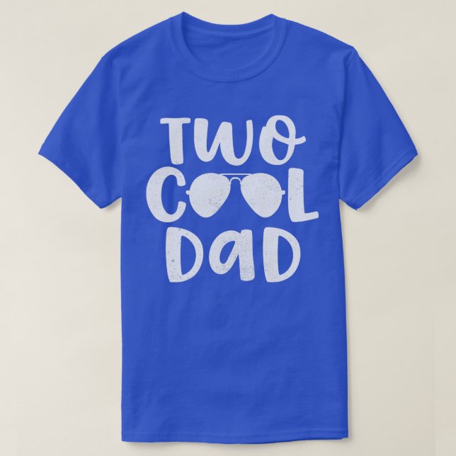 Dad Of The Birthday Boy Two Cool 2nd Bday Father P T-Shirt (Design Front)