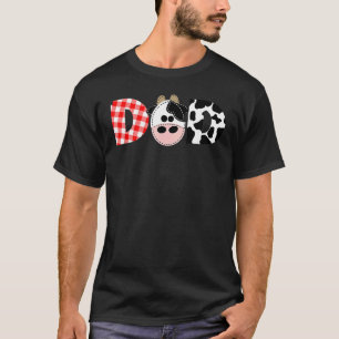 Dad Of The Birthday For Boy Cow Farm 1st Birthday  T-Shirt