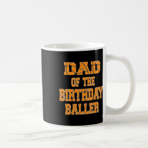 Dad Of The Birthday Ller Sketll Themed Party Coffee Mug