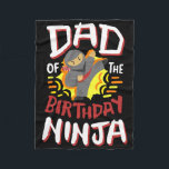 Dad Of The Birthday Ninja Karate Kids Bday Party F Fleece Blanket<br><div class="desc">Dad Of The Birthday Ninja Karate Kids Bday Party Family</div>