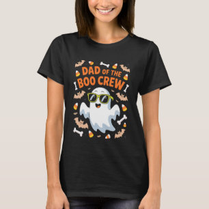 Dad of The Boo Crew Spooky Season Dad Halloween Gh T-Shirt